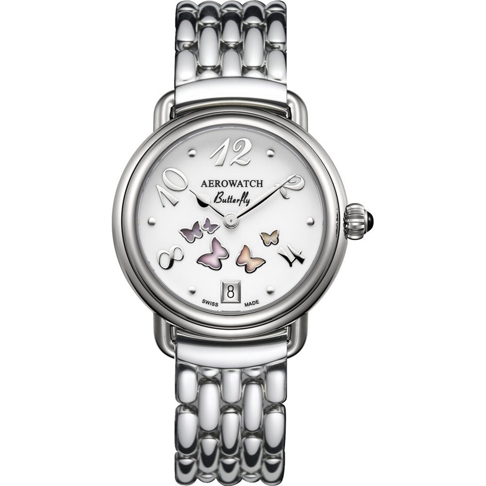 Aerowatch 1942 44960-AA01-M 1942 - Butterfly Watch