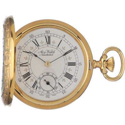 Aerowatch Pocket watches APW1082HW Savonette Les Fleurs-de-lis Pocket watches
