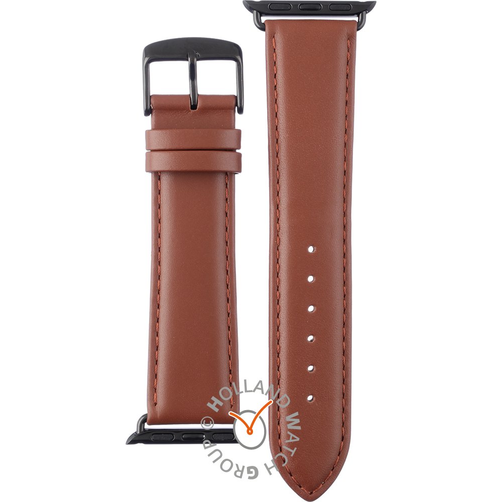 Apple Watch APBR22BL-S Brown leather 22 mm - Small Strap