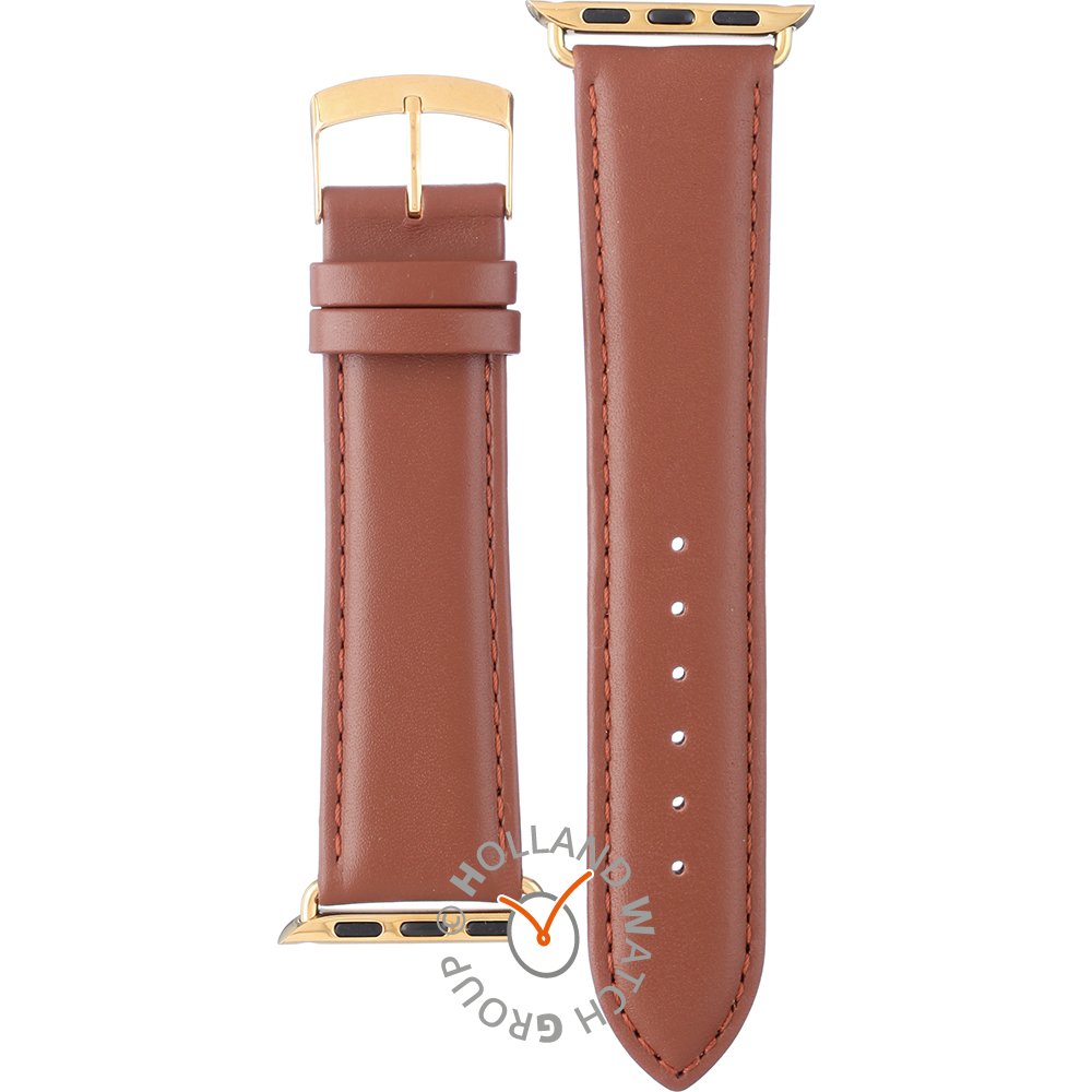 Apple Watch APBR22G-S Brown leather 22 mm - Small Strap