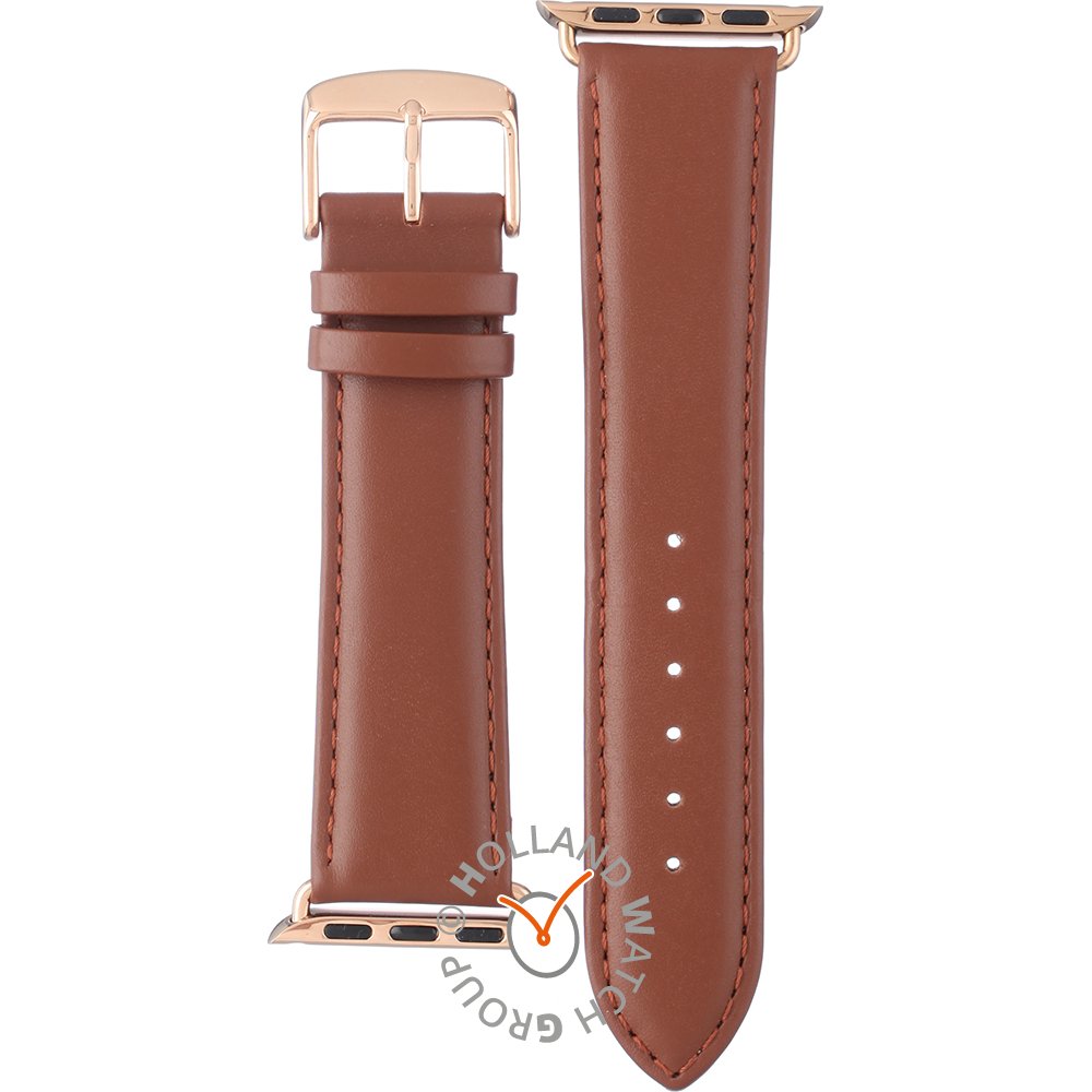 Apple Watch APBR22R-S Brown leather 22 mm - Small Strap