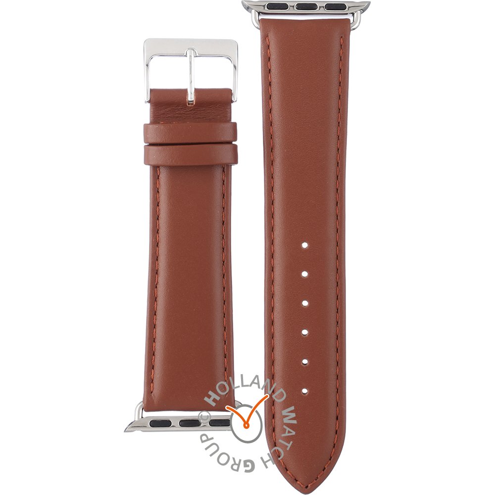Apple Watch APBR22S-S Brown leather 22 mm - Small Strap