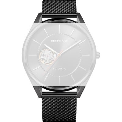Bering Straps PT-A16743S-BMUX Automatic Open heart Strap
