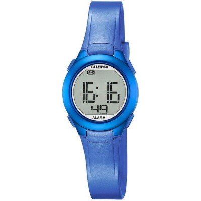 Calypso Digitale K5836/1 – Orologio Uomo Digitale 10 ATM, Cronometro, Allarme, Timer, Cinturino In Gomma – Collezione Flash Time