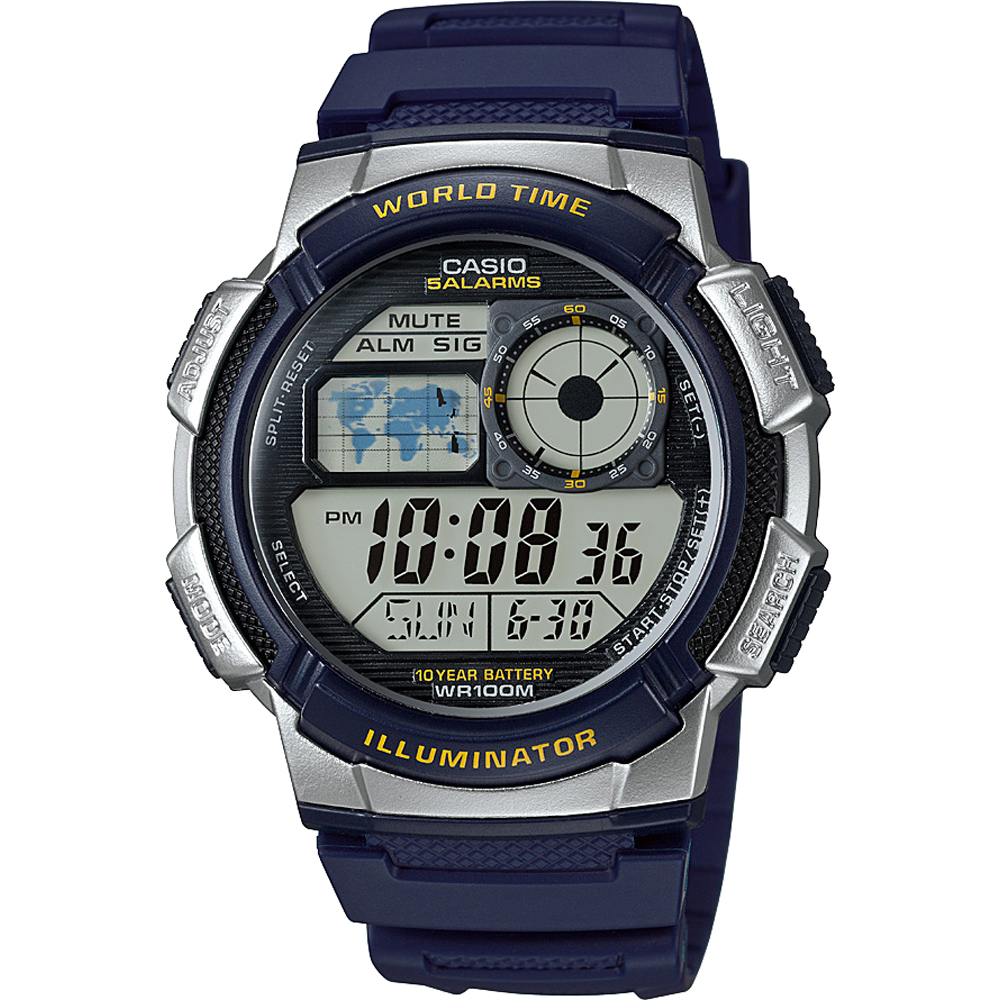 Casio Collection AE-1000W-2AVEF World Time Watch