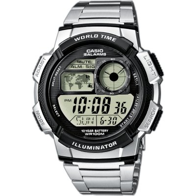Casio Collection AE-1000WD-1AV World Time Watch