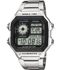 Casio Collection Ae 10whd 1avef World Time Watch Ean Watch Co Uk