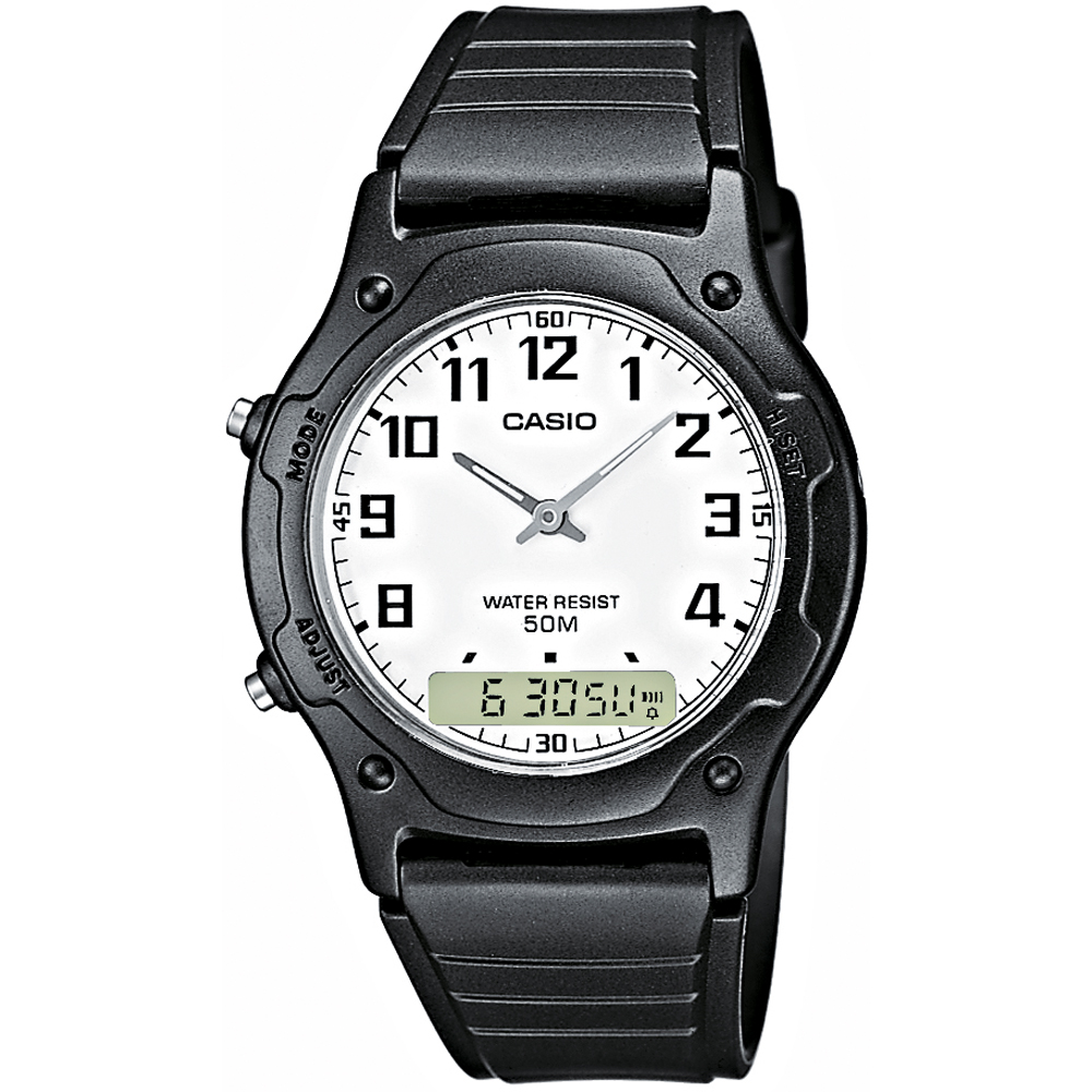 Casio Vintage AW-49H-7BVEG Dual Time Watch