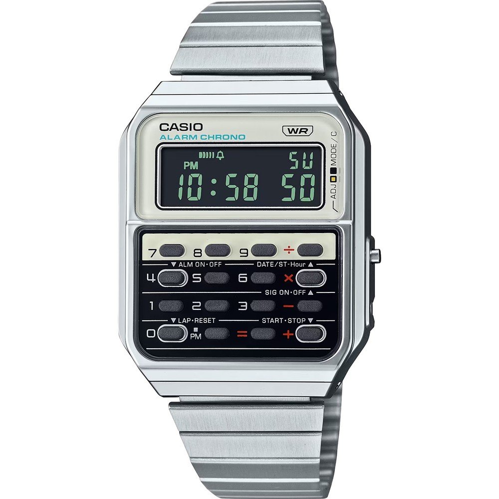 Casio Vintage CA-500WE-7BEF Retro Pop Calculator Watch