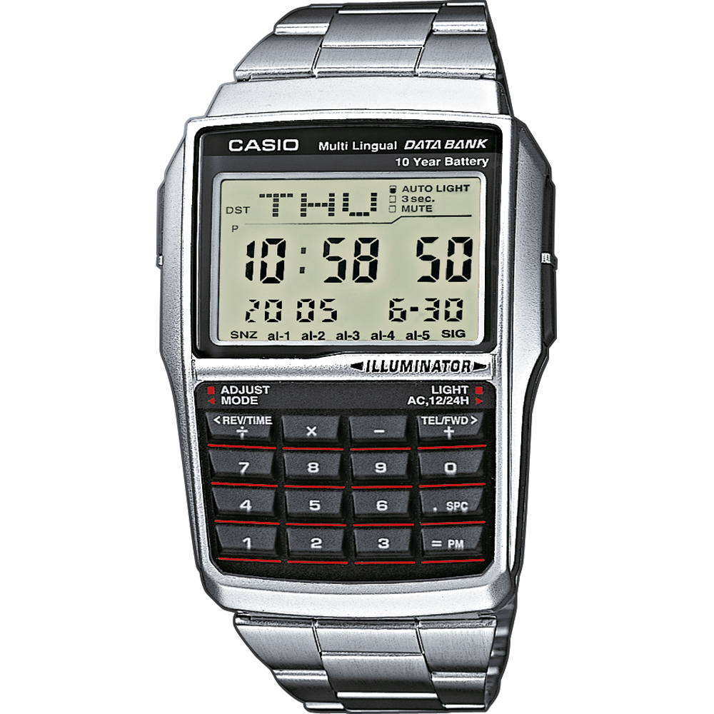 Casio Vintage DBC-32D-1AES Databank Calculator Watch