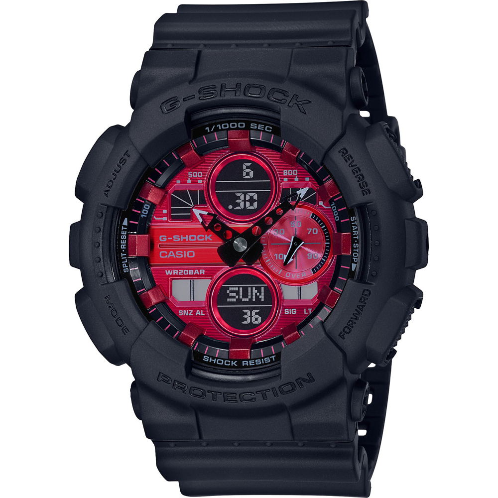 G-Shock Classic Style GA-140AR-1AER Red Adrenalin Watch
