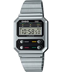 casio classic retro silver