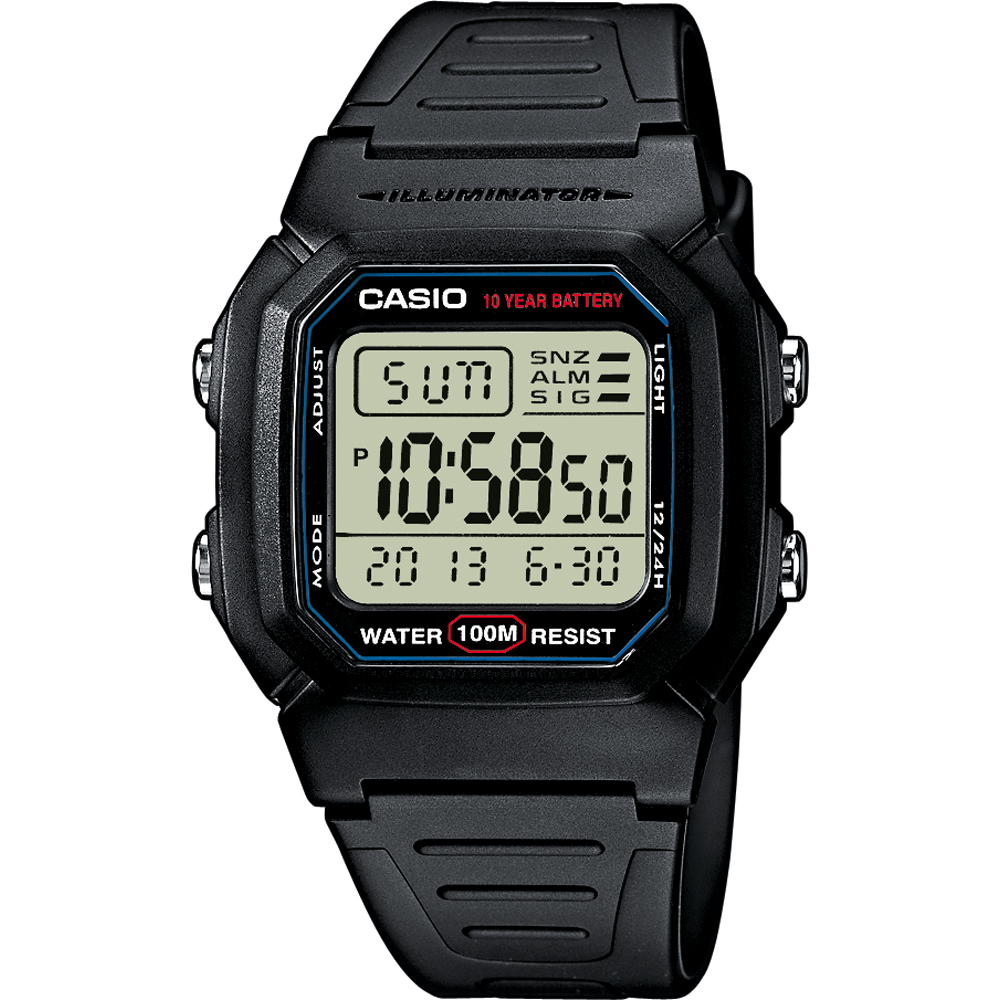 Casio Vintage W-800H-1AVES Vintage Edgy Watch