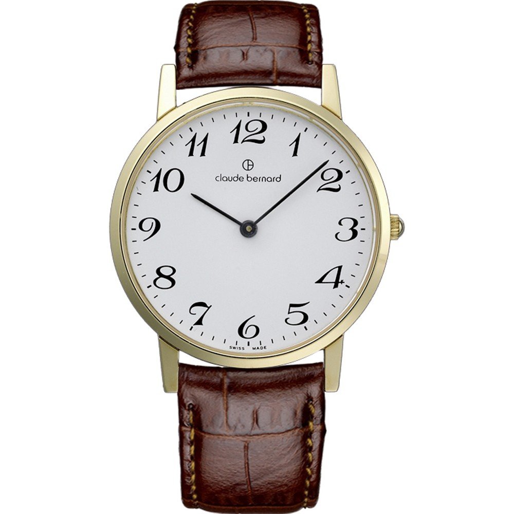 Claude Bernard 20060-37J-BB Slim Line Watch