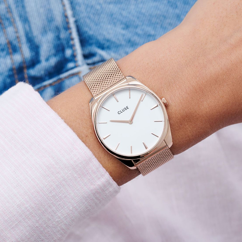cluse horloge rose