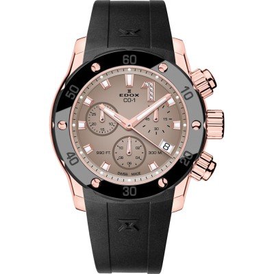 Edox CO-1 10255-37RCA-BRDR Co-1 Chronolady Watch