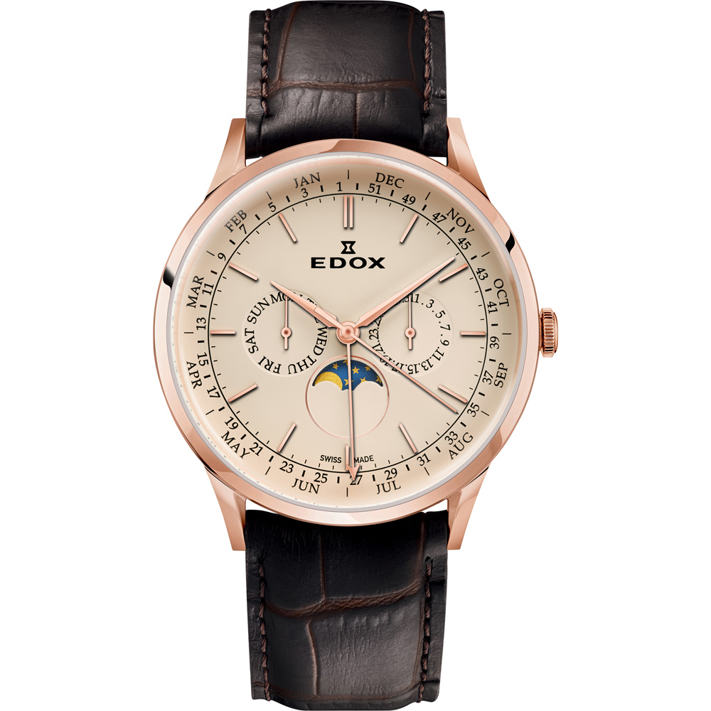 Edox Les Vauberts 40101-37RC-BEIR Watch