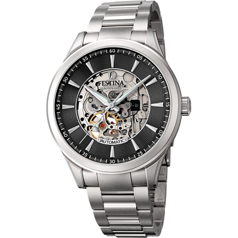 Festina F20536/4 Skeleton Watch