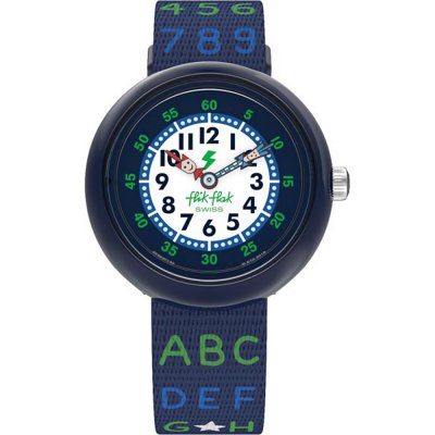 Flik Flak 3+ Story Time FBNP132 Blue Ab34 Watch