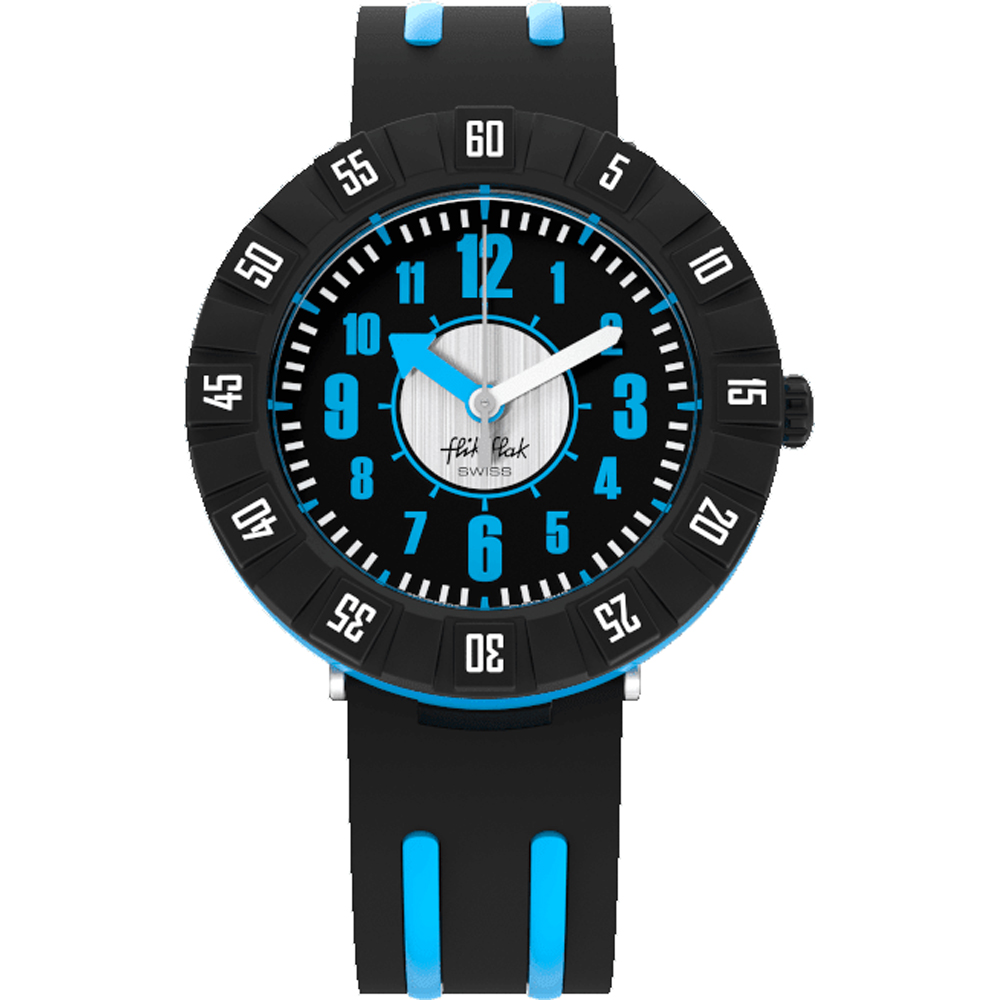 Flik Flak 7+ Power Time FCSP104 Blue Ahead Watch