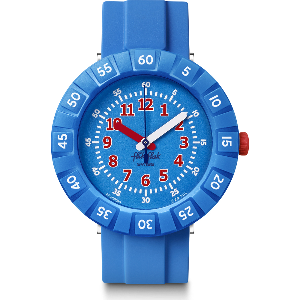 Flik Flak 7+ Power Time FCSP096 Blue My Mind Watch