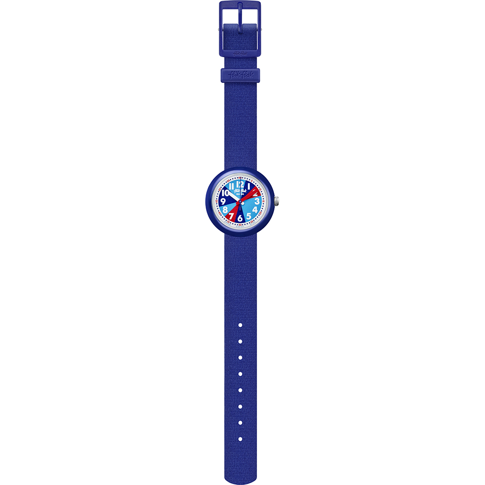 Flik Flak 5+ Power Time FPNP032 Blueish Watch