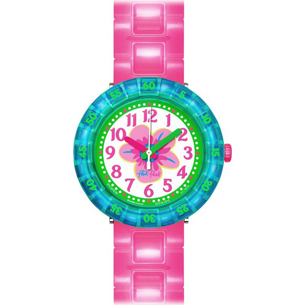 Flik Flak 7+ Power Time FCSP028 Chewy Pink Watch