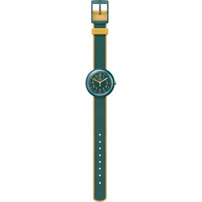 Flik Flak 5+ Power Time FPNP048 Color Blast Green Watch