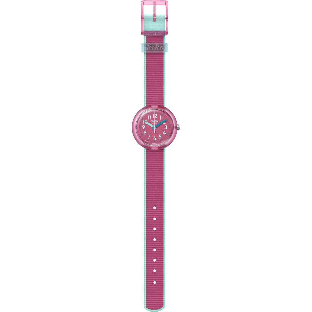 Flik Flak 5+ Power Time FPNP047 Color Blast Pink Watch