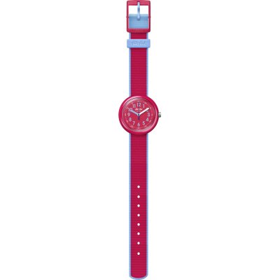 Flik Flak 5+ Power Time FPNP045 Color Blast Red Watch
