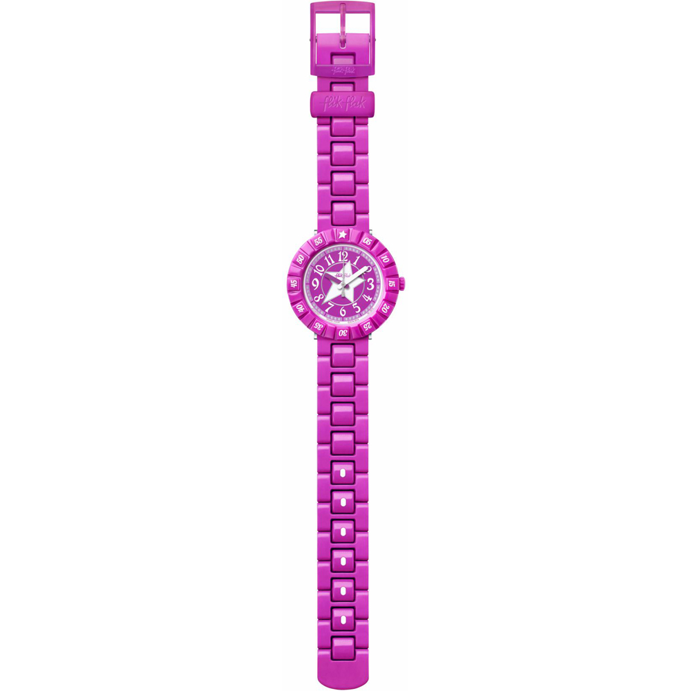 Flik Flak 7+ Power Time FCSP027 Colour Purple Reshake Watch