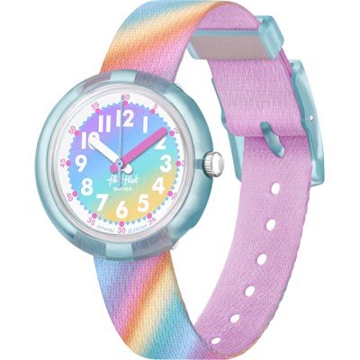 Flik Flak 5+ Power Time FPNP152 Liquid Rainbow Watch