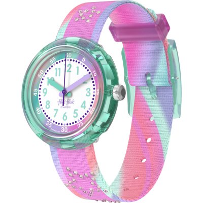 Flik Flak 5+ Power Time FPNP183 Flip it pink! Watch