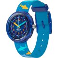 Flik Flak 5+ Power Time FPNP187 Shark Gang Watch