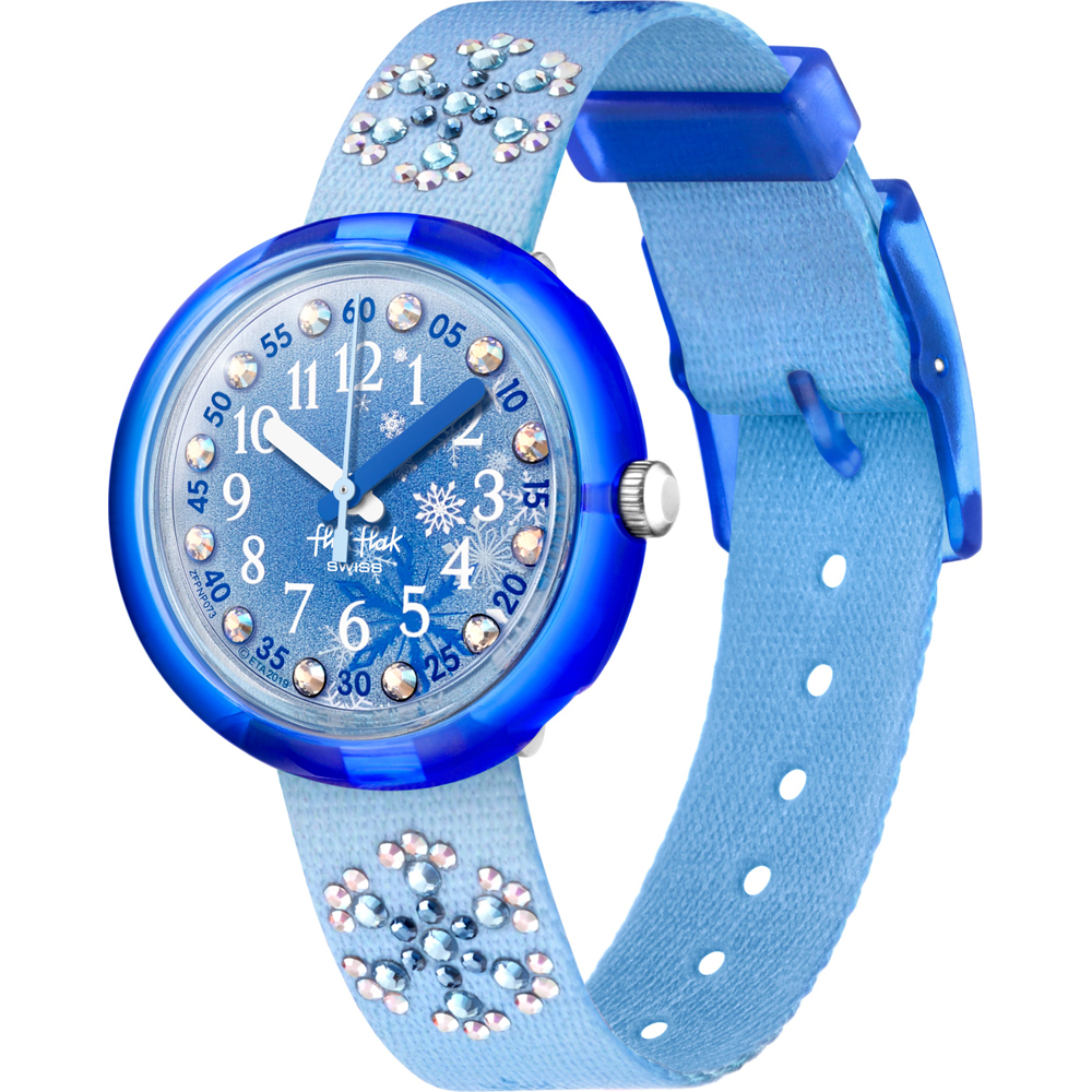 Flik Flak 5+ Power Time FPNP073 Frozilicious Watch