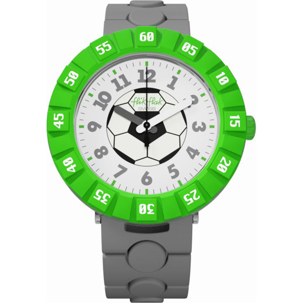 Flik Flak 7+ Power Time FCSP070 Hat-Trick Watch