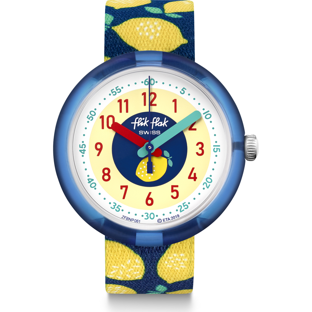 Flik Flak 5+ Power Time FPNP061 Limonata Watch