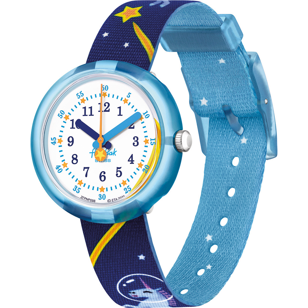 Flik Flak 7+ Power Time FPNP098 Magical Astronaut Watch