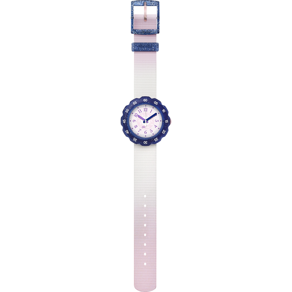 Flik Flak 5+ Power Time FPSP022 Misty Skies Watch