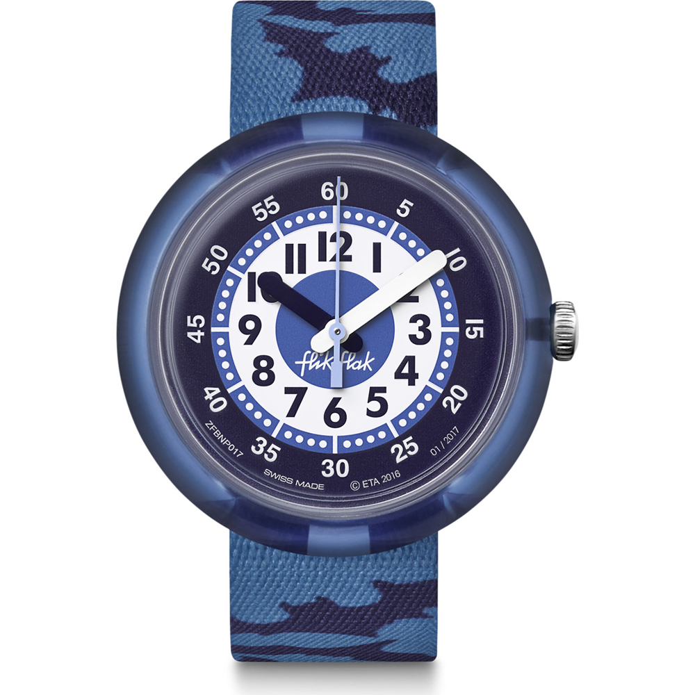 Flik Flak 5+ Power Time FPNP017 Night Guards Watch