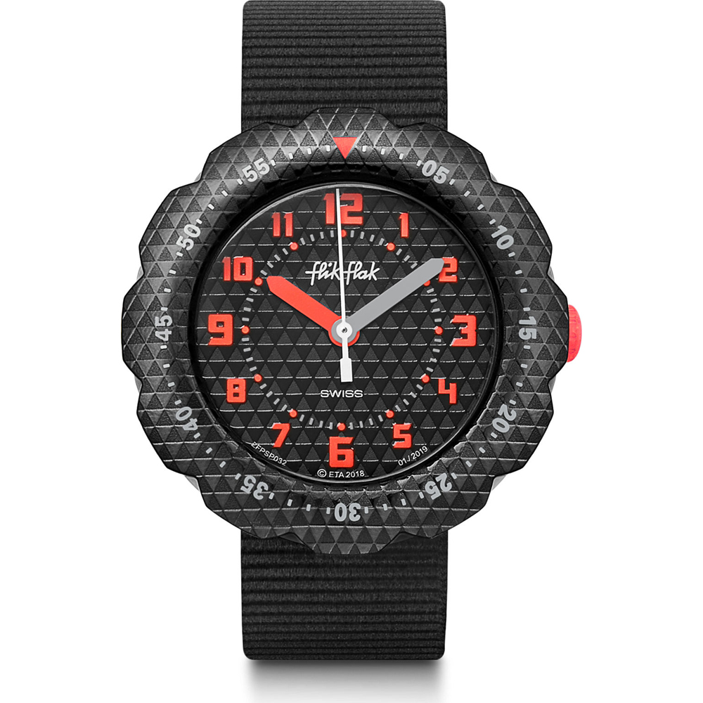 Flik Flak 7+ Power Time FPSP032 Night Shift Watch