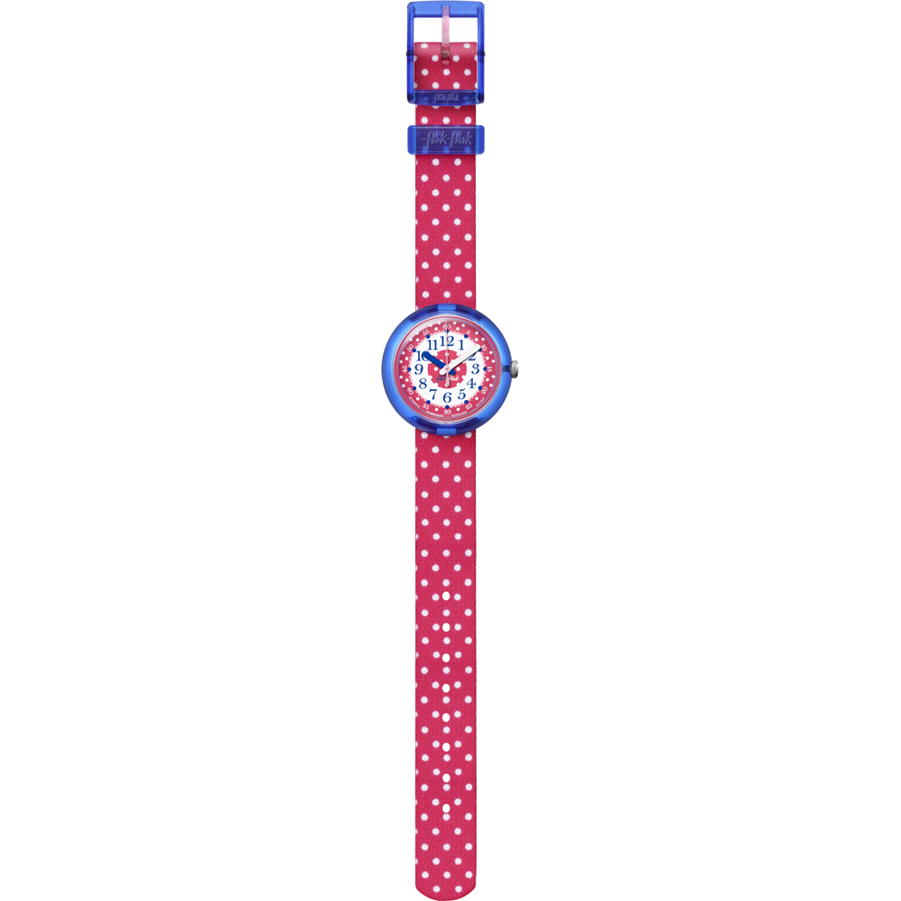 Flik Flak 5+ Power Time FPNP012 Pink Crumble Watch