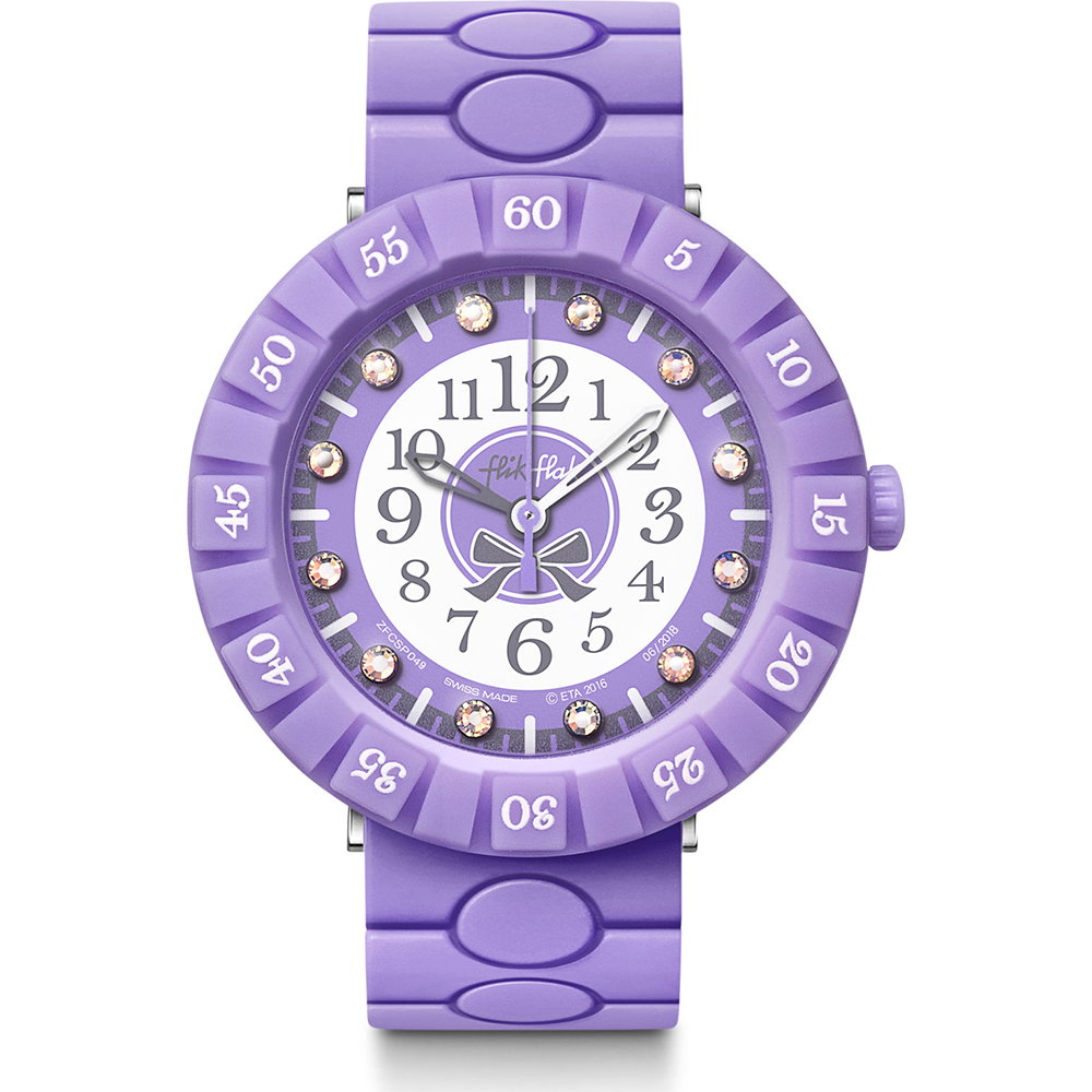 Flik Flak 7+ Power Time FCSP049 Pretty Lilac Watch