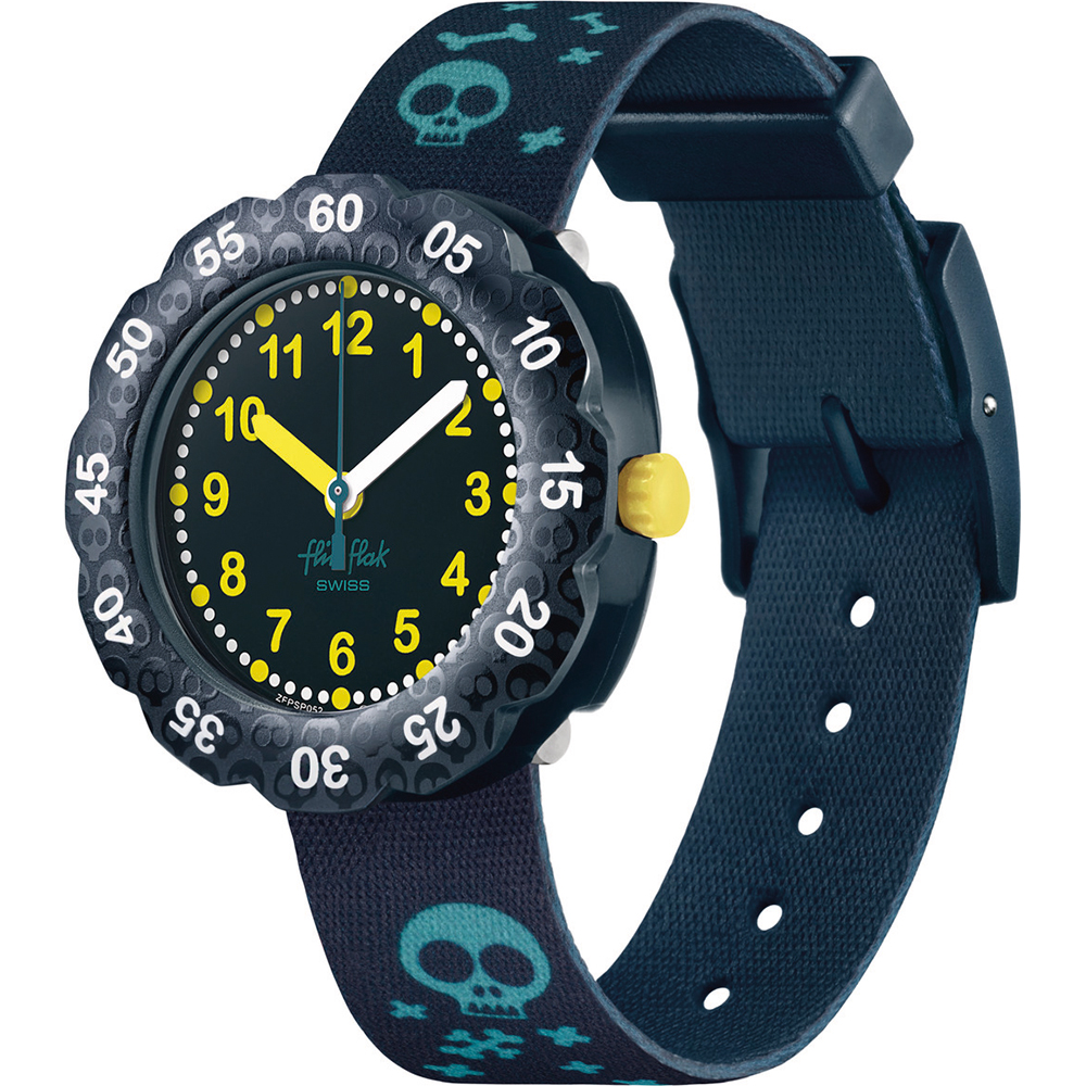 Flik Flak 5+ Power Time FPSP052 Skeleticious Watch