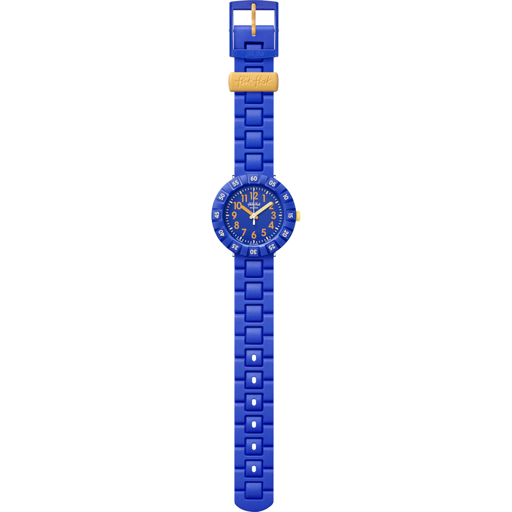 Flik Flak 7+ Power Time FCSP085 Solo Blue Watch