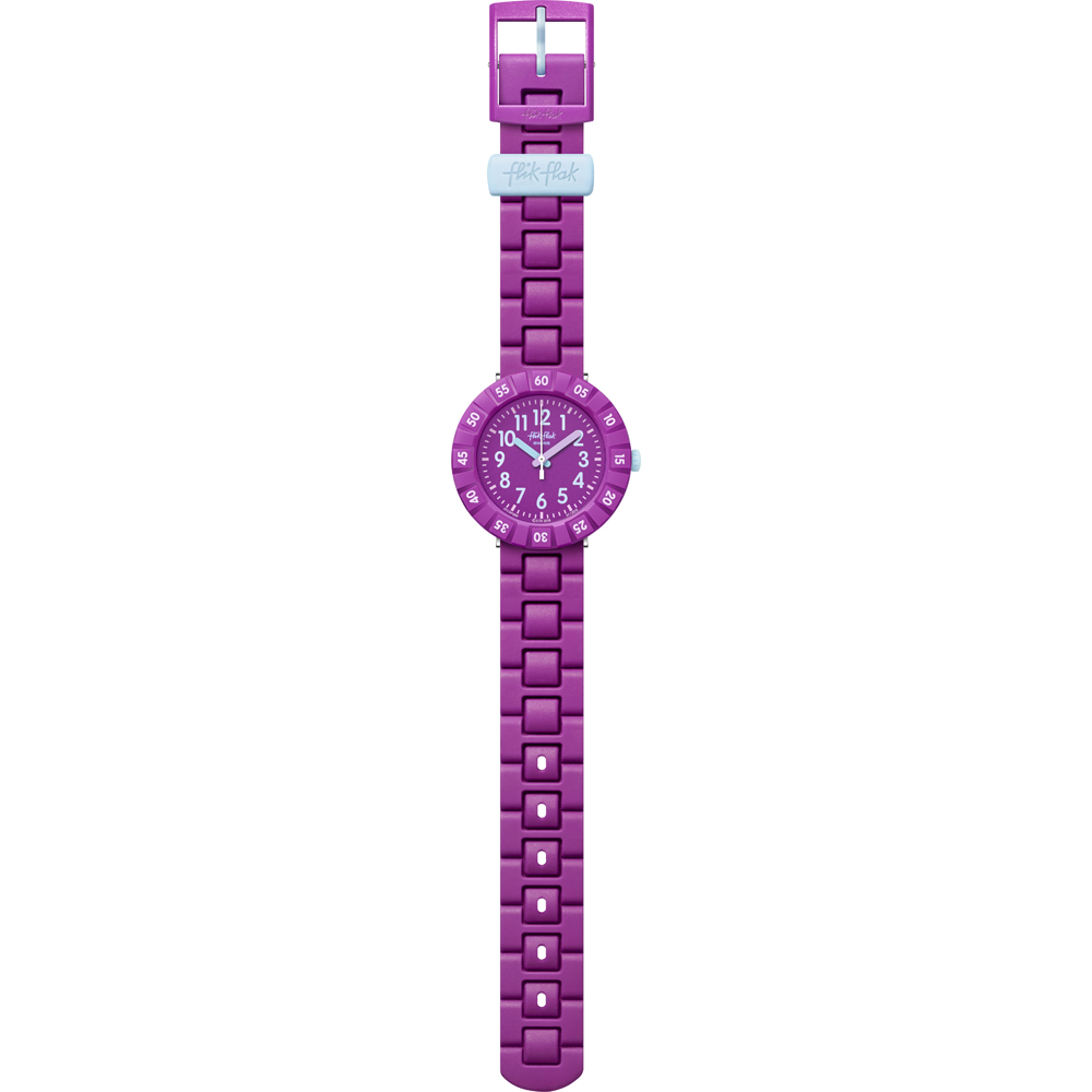Flik Flak 7+ Power Time FCSP089 Solo Purple Watch