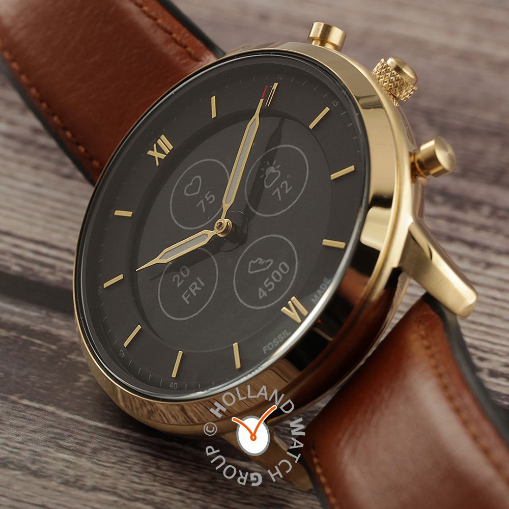 fossil smartwatch gold