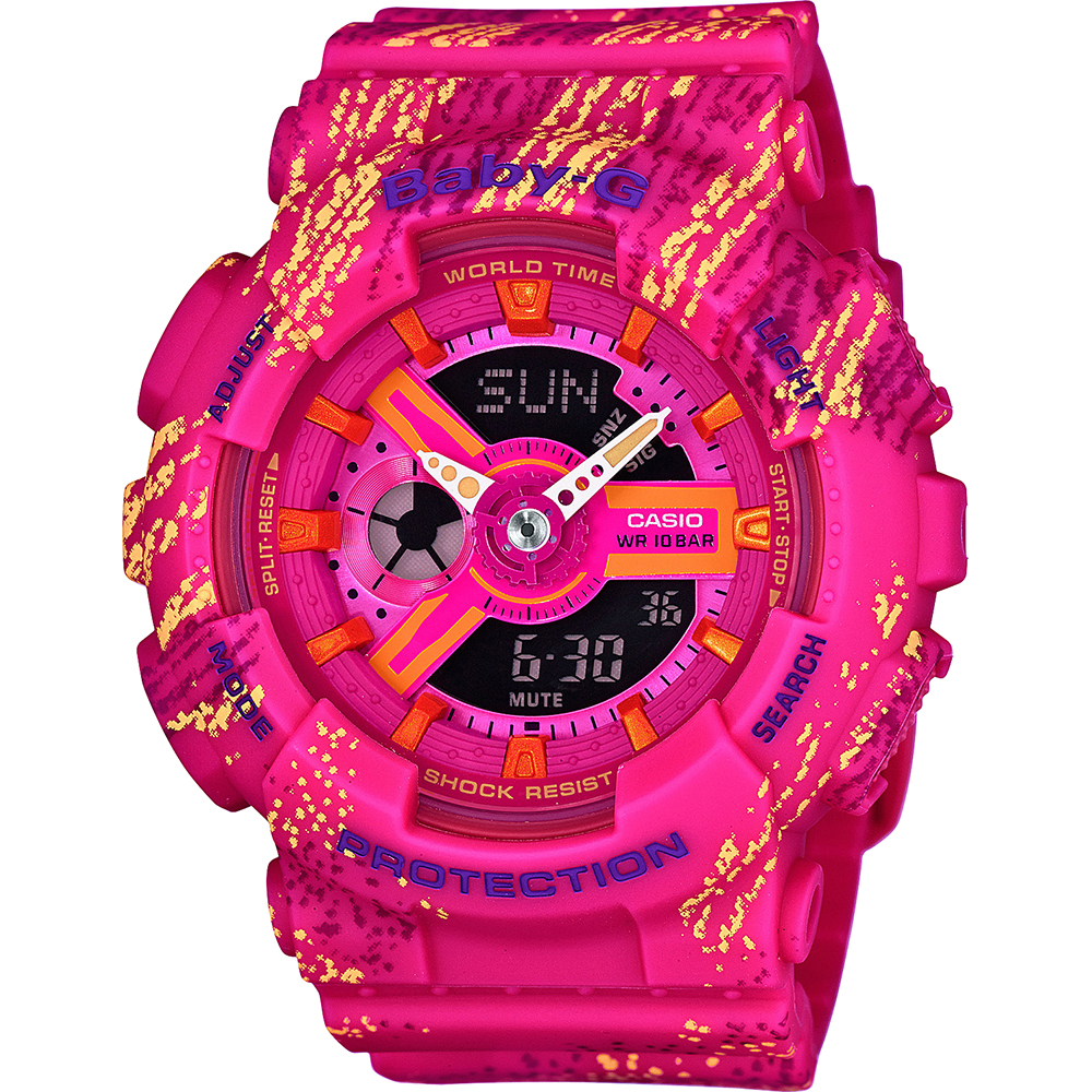 G-Shock Baby-G BA-110TX-4AER Textile Colors Watch