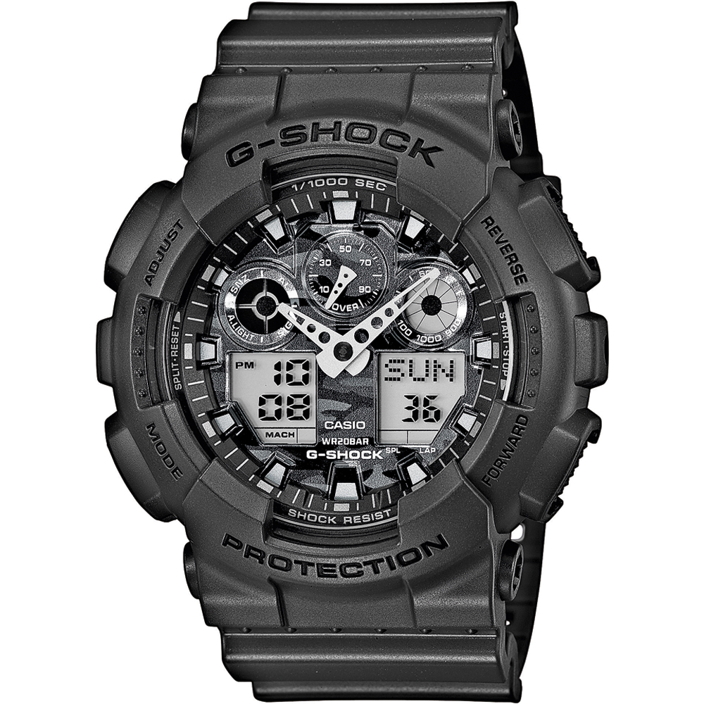 G-Shock Classic Style GA-100CF-8AER Camo Face Watch