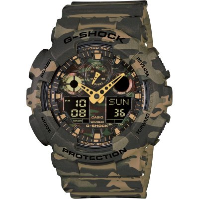 G-Shock Classic Style GA-100CM-5A Ana-Digi - Camouflage Watch